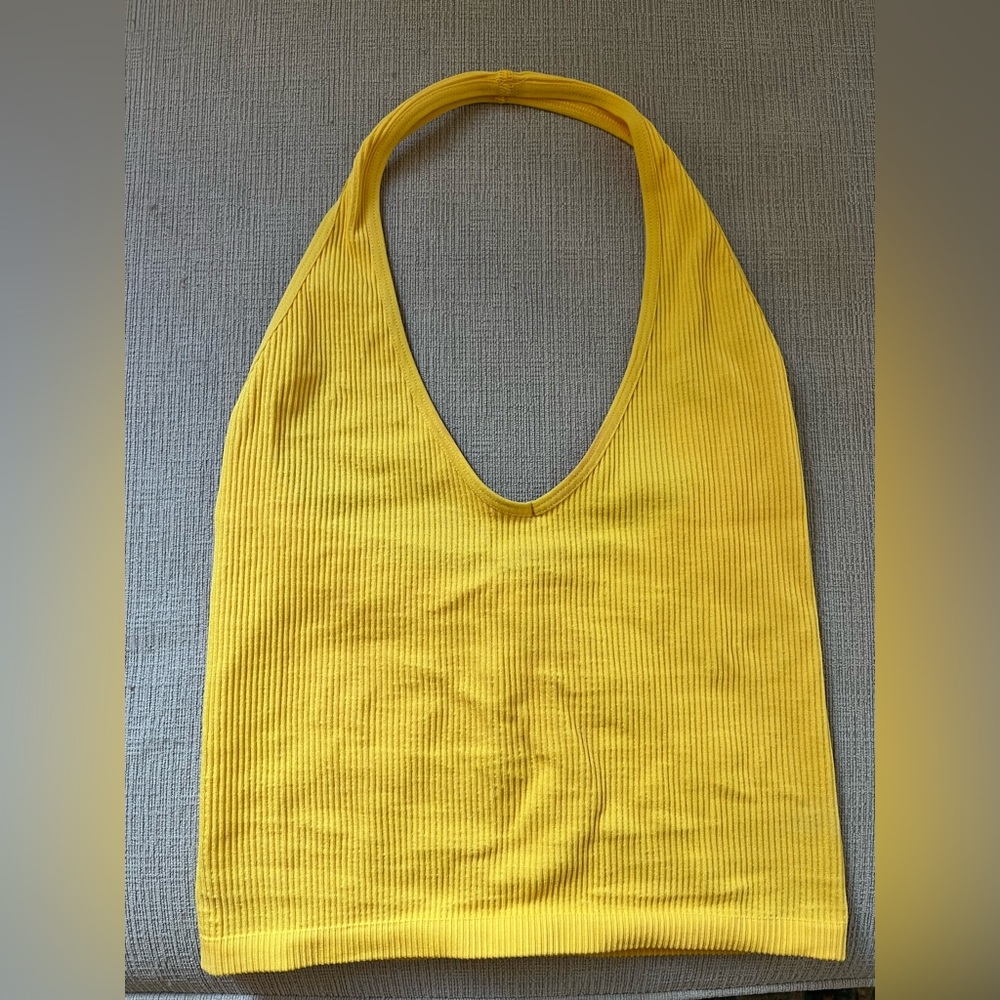 Yellow Halter Top